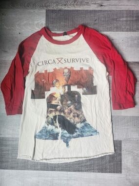 Circa Survive Raglan Tee Small